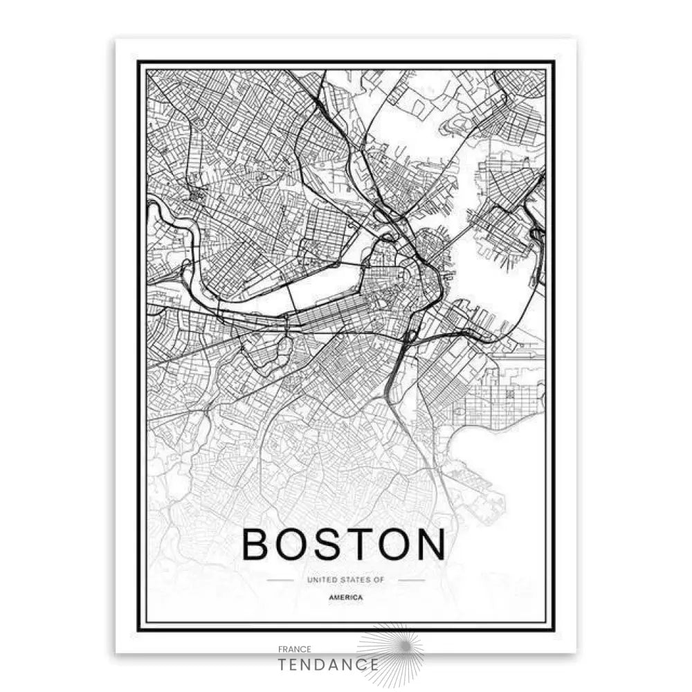 Affiche Holographique Boston | France-Tendance