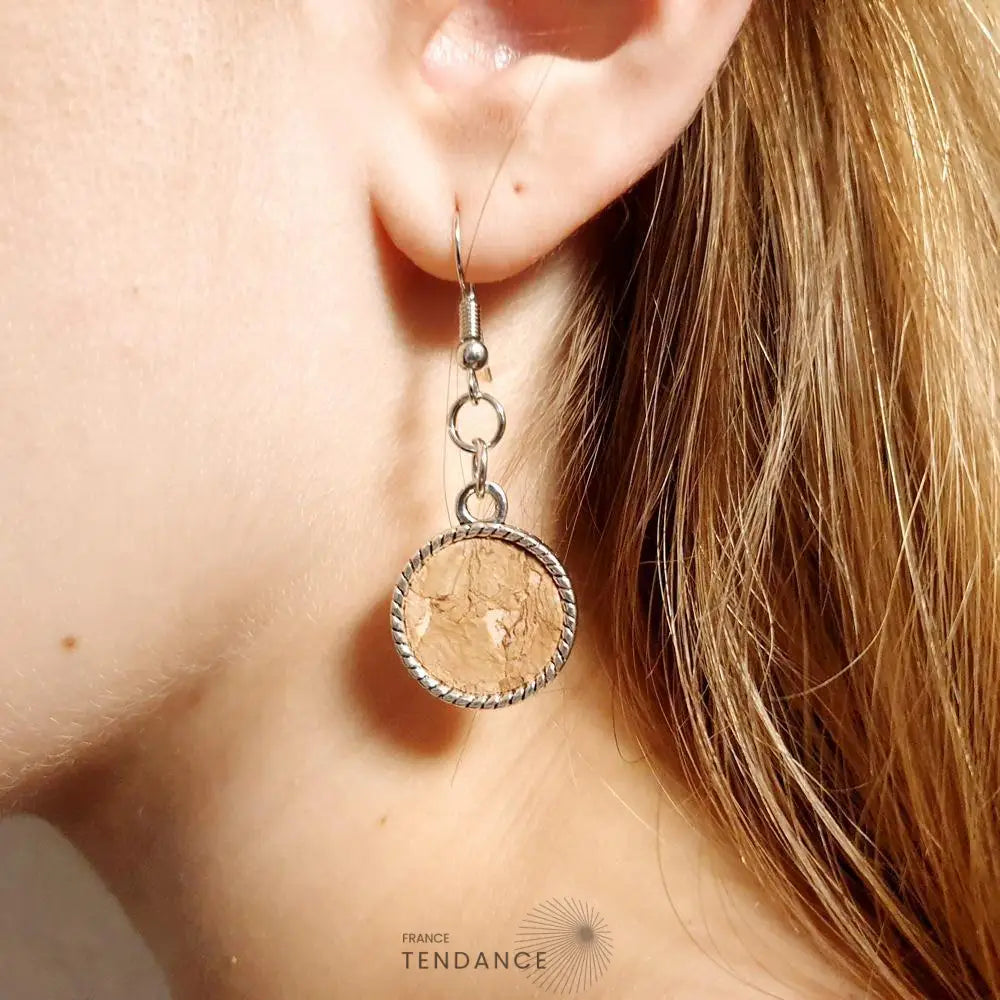 Boucles D’oreille En Liège | France-Tendance