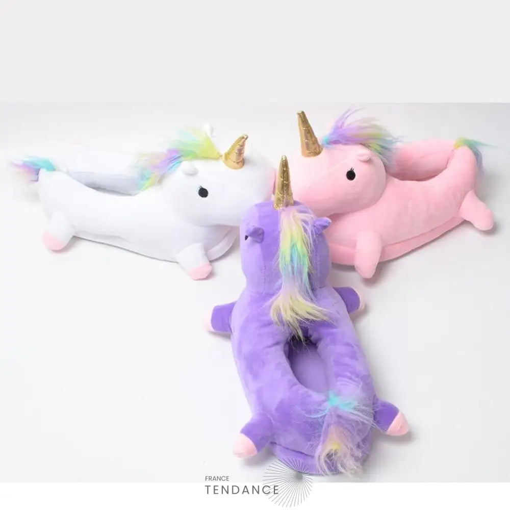 Chaussons Licornes Arc-en-ciel | France-Tendance