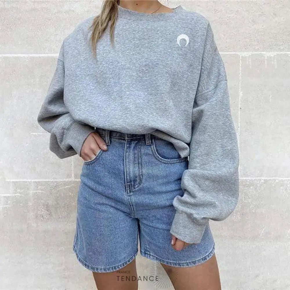 Sweat Oversize Luna | France-Tendance