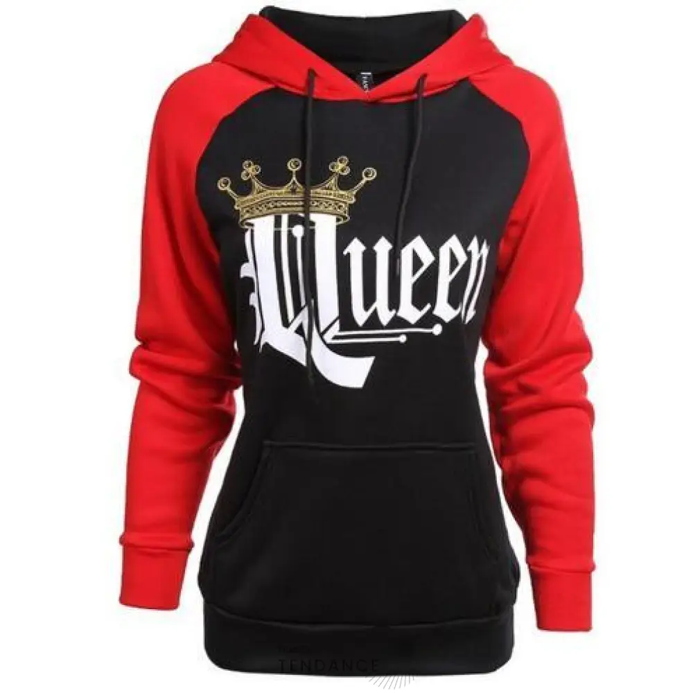 Sweats Couple - Rouge & Noir | France-Tendance