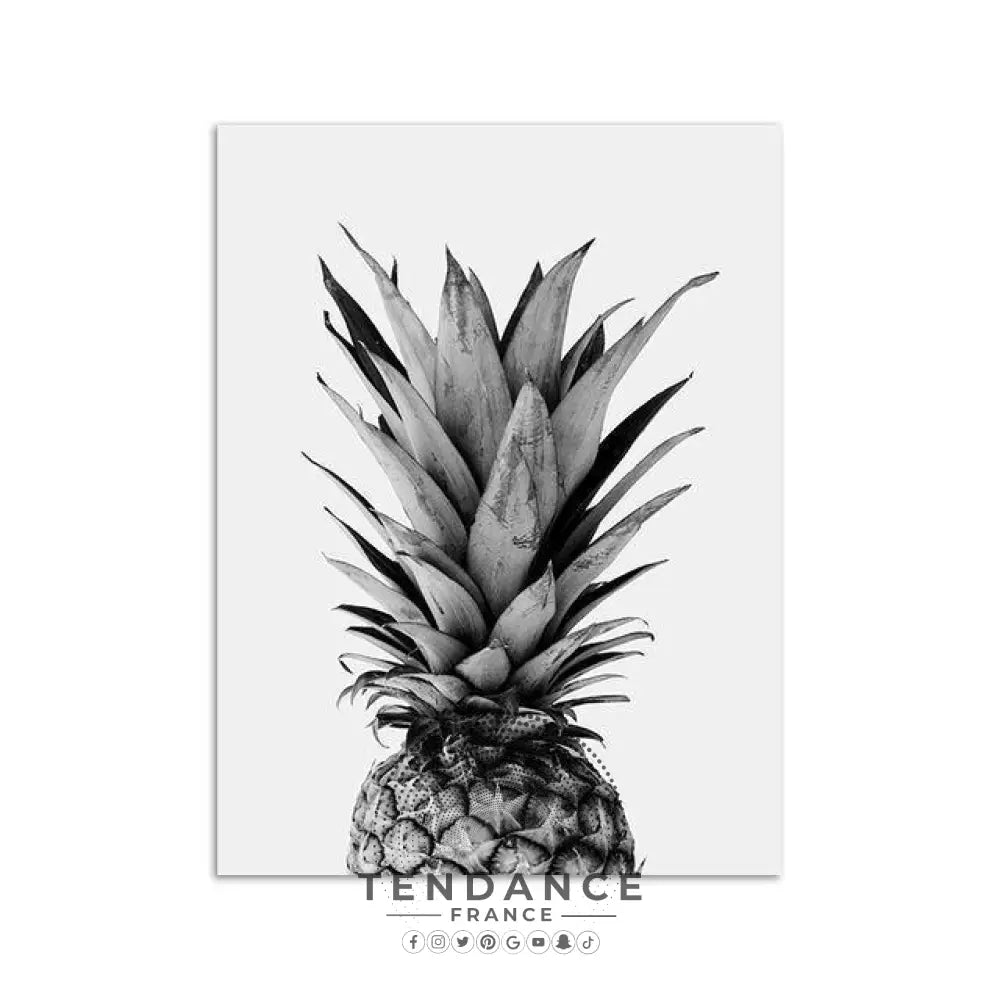 Affiche Ananas B&w | France-Tendance