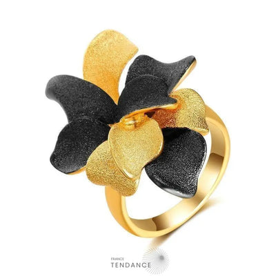 Bague En Or Avec Une Rose | France-Tendance