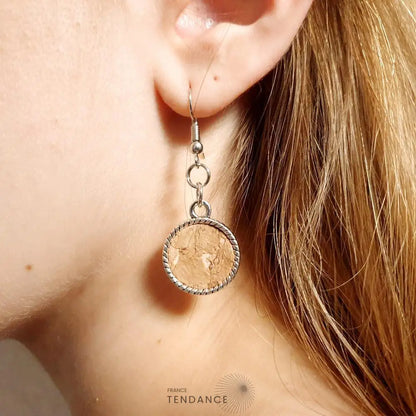 Boucles D’oreille En Liège | France-Tendance