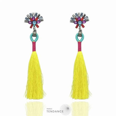 Boucles D’oreilles Boho à Franges | France-Tendance