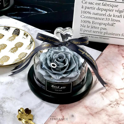 Bouton De Rose éternelle Sous Verre - Best Seller |