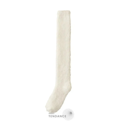 Chaussettes Montantes Chaudes & Sexy En Éponge Blanc / 35-42 Chaussettes-Femme