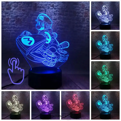 Lampe 3d Mario / Kart | France-Tendance
