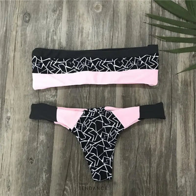 Maillot De Bain Imprimé Dos Stylé | France-Tendance