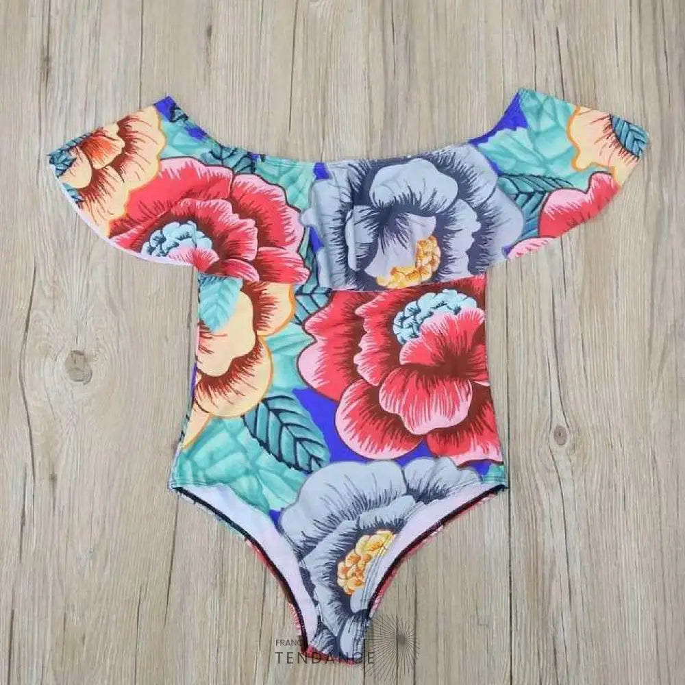 Maillot De Bain Une Pièce à Volants | France-Tendance