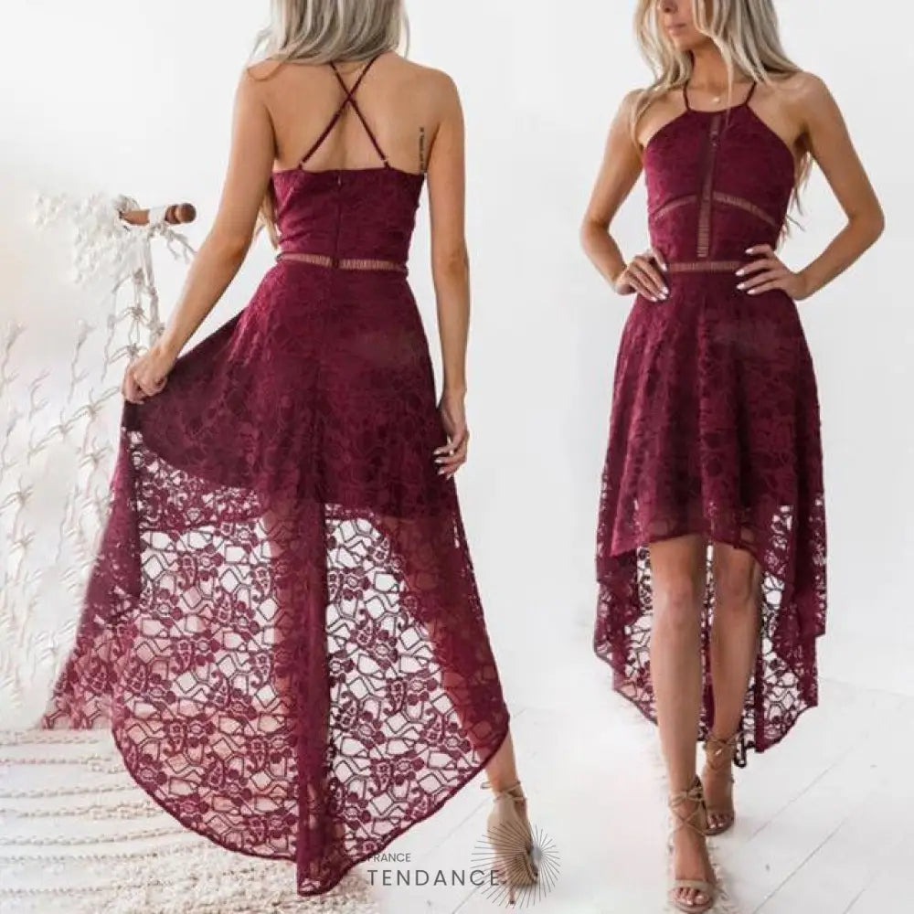 Mini Robe De Cocktail à Dentelle 2022 | France-Tendance