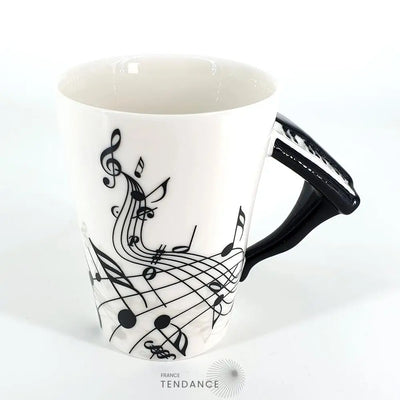 Mug Décoratif musique Noir Et Blanc | France-Tendance