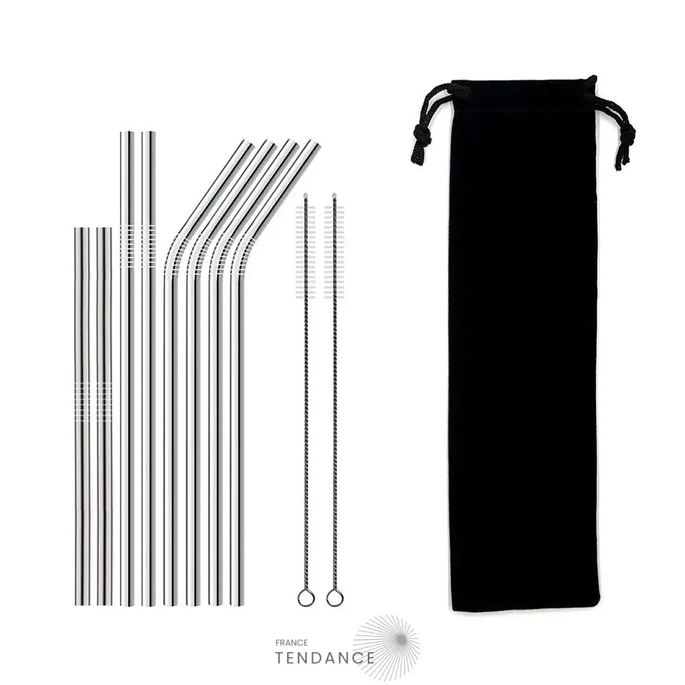 Pailles En Acier Inoxydable | France-Tendance