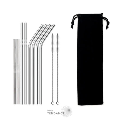 Pailles En Acier Inoxydable | France-Tendance