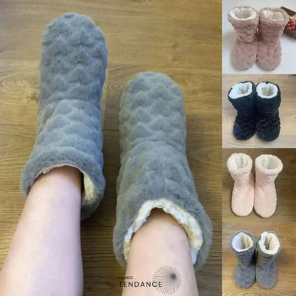 Pantoufles Montantes Fourées Ultra-Cocooning