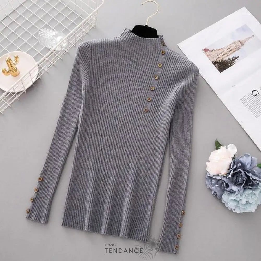 Petit Pull à Boutons | France-Tendance