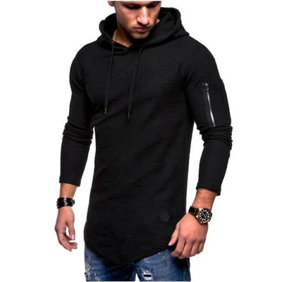 Pull à Capuche Manche Zippée | France-Tendance