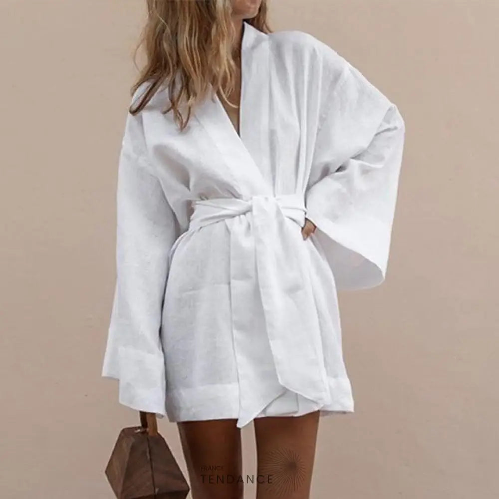 Robe Chemise élégante Nouée | France-Tendance