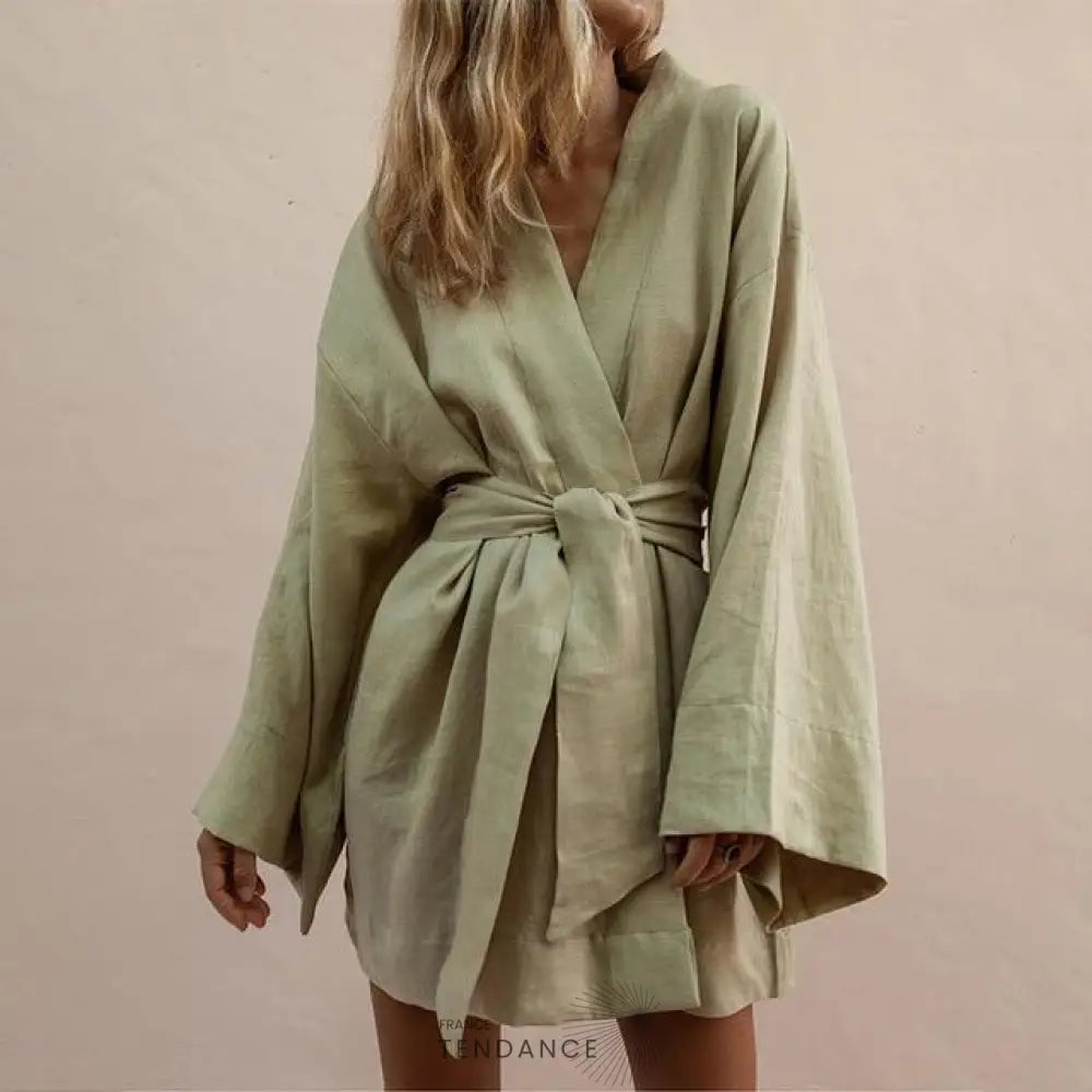 Robe Chemise élégante Nouée | France-Tendance