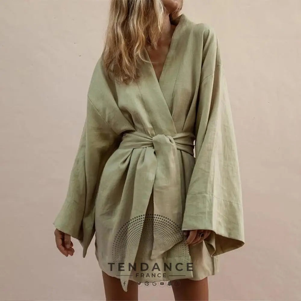 Robe Chemise élégante Nouée | France-Tendance