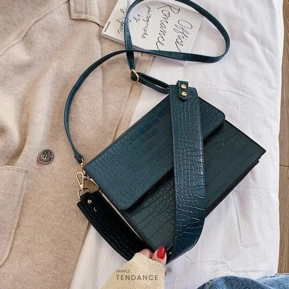 Sac Vintage Croco | France-Tendance