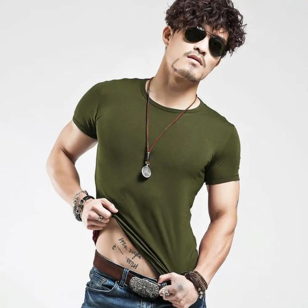 T-shirt Léger Col v | France-Tendance