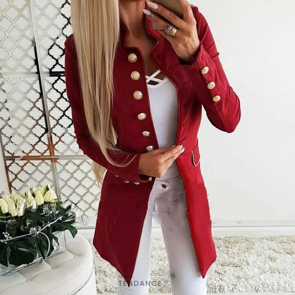 Veste Boutonnée Chic | France-Tendance